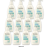 Aveeno Calm + Restore Body Moisturizer Gel for Sensitive Skin 12 Oz (Pack of 12)