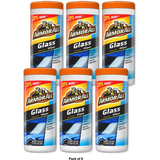 Armor All Car Glass Cleaning Wipes 30Ct 0.01Oz (Pack Of 6)