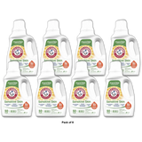 Arm &amp; Hammer Sensitive Skin Free &amp; Clear Liquid Laundry Detergent 50 oz (Pack of 8)