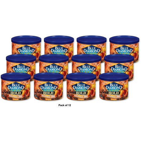 Blue Diamond Habanero Almonds 6 oz (Pack of 12)