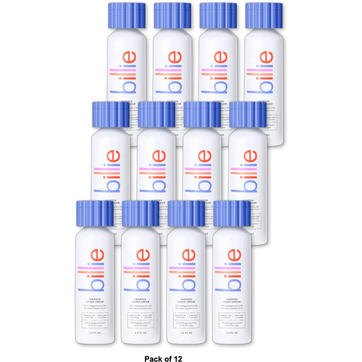 Billie Whipped Shave Cream Lavender and Bergamot Scent 6.5 Oz (Pack of 12)
