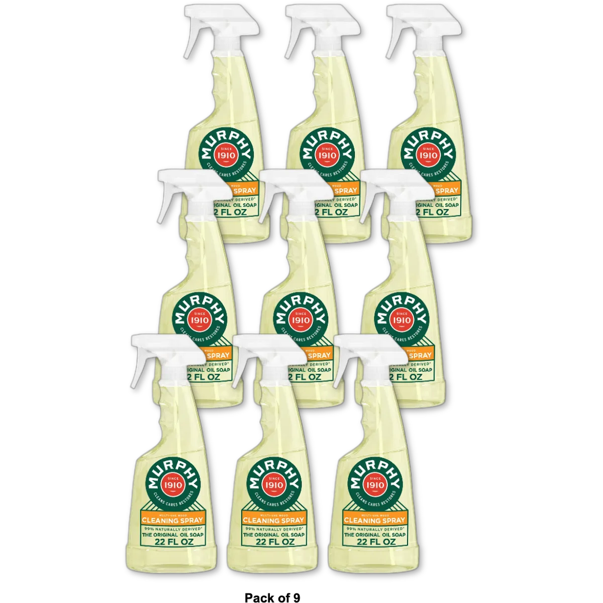 Murphy Oil Soap Spray Formula All-Purpose Orange 22Oz (Pack of 9)