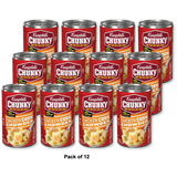 Campbell's Chunky Soup, Ready to Eat Chicken Corn Chowder Soup, 18.8 oz (Pack of 12)