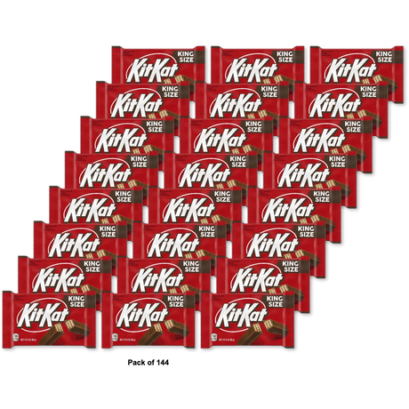 Hersheys Kit Kat King Size Candy Bars 3Oz (Pack of 144)