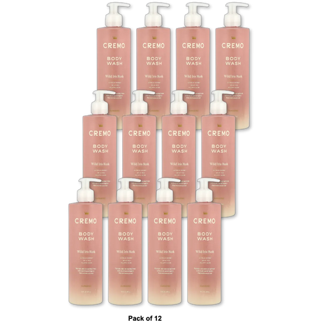 Cremo Women's Body Wash Wild Iris Musk 16 oz (Pack of 12)