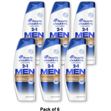 Head & Shoulders 2-in-1 Shampoo 12.5 oz Sandalwood (Pack of 6)