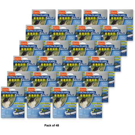 Hartz Ultraguard Plus Flea &Tick Cat Collar 0.53oz (Pack of 48)