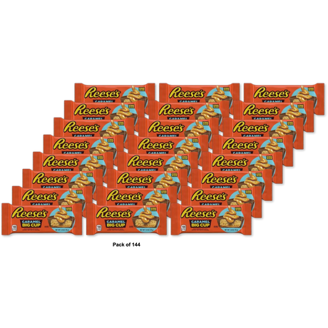 Hershey's Reese's Peanut Butter King Size 9x16 Caramel 2.8oz (Pack of 144)