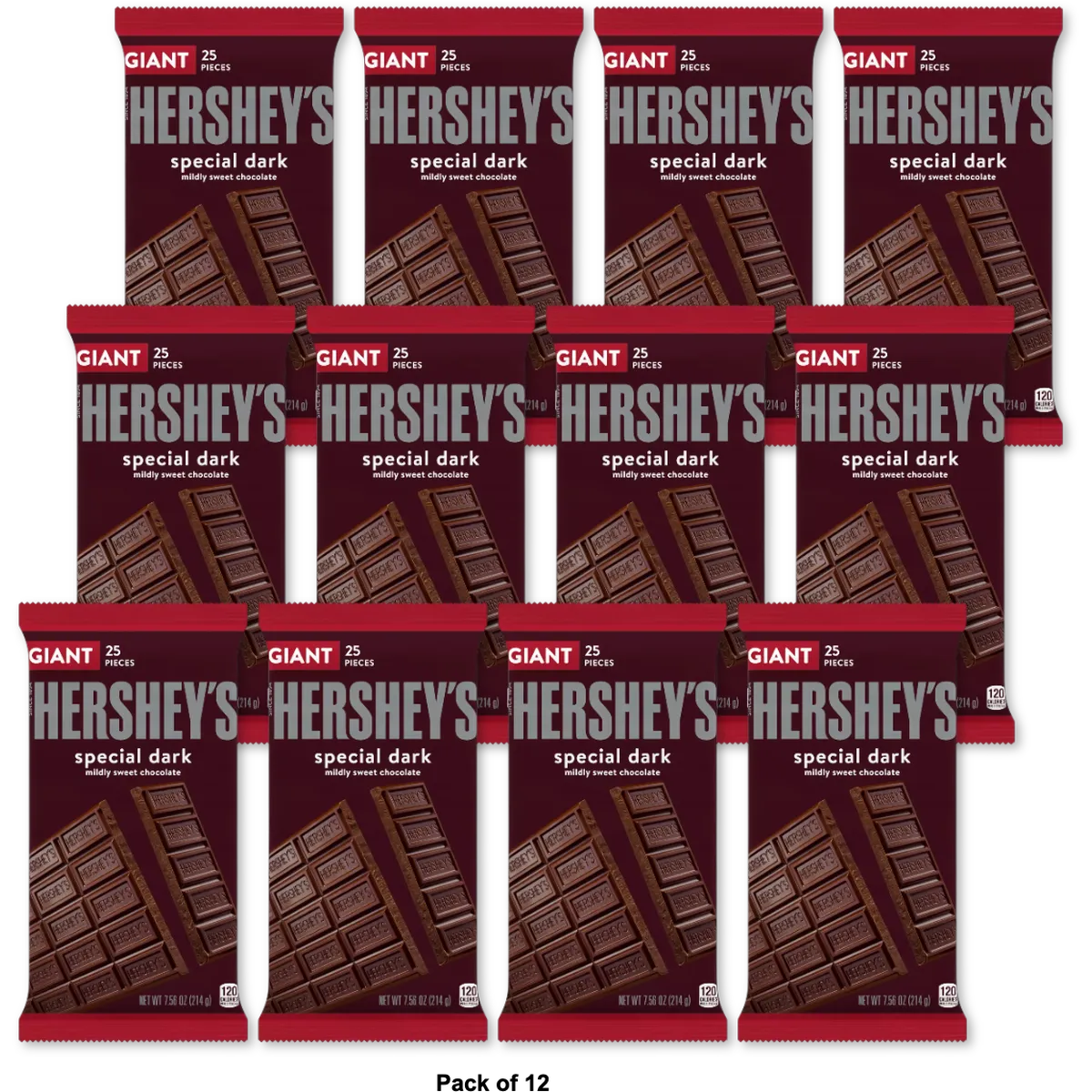 Hershey's Special Dark Chocolate 7.56 oz (Pack of 12)