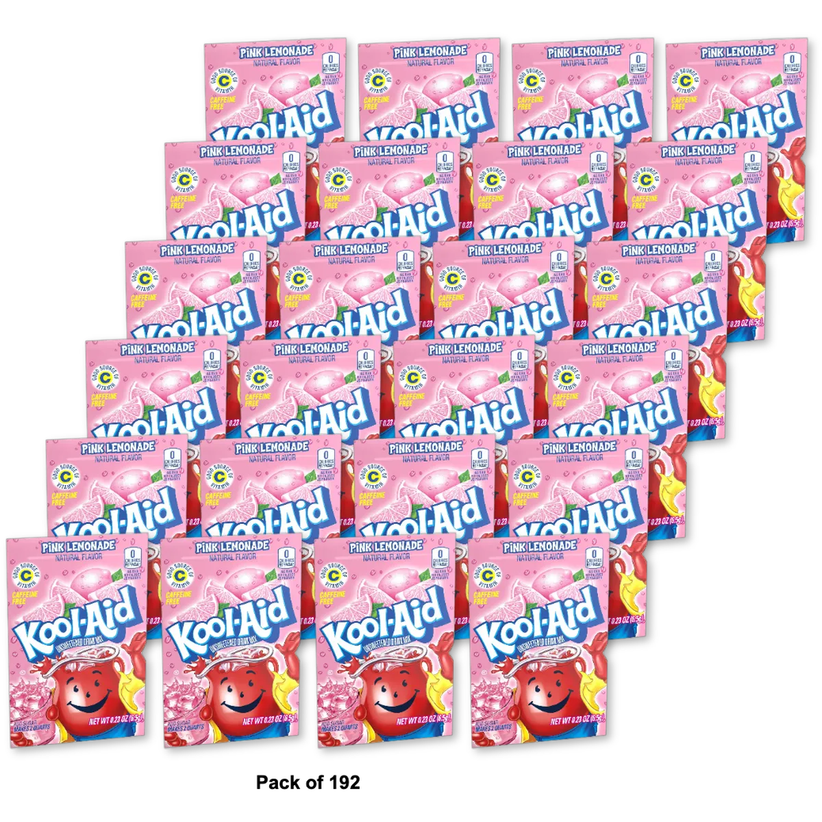 Kool-Aid Packets Pink Lemonade 4x48 0.23oz (Pack of 192)