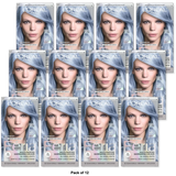 L'Oreal Paris Feria Shimmering Permanent Hair Color P1 Sapphire Smoke 9.6oz (Smokey Blue) 1 Kit (Pack of 12)