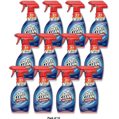 Oxiclean Max Force Laundry Stain Remover Spray 12Oz (Pack of 12)