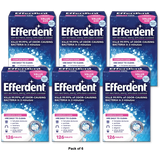 Efferdent Original Anti-Bacterial Denture Cleanser Tablets 92.16oz (Pack of 6)