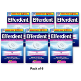 Efferdent Anti-Bacterial Denture Cleanser Tablets102 ea 8.955oz (Pack of 6)