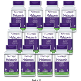 Natrol Melatonin Tr 5Mg Time Release Tablets100 Ea 2.08oz (Pack of 12)