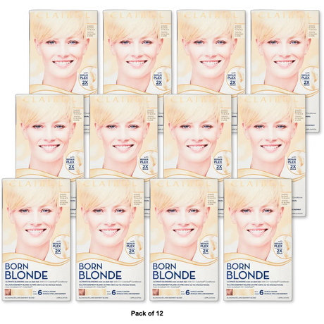 Clairol Nice & Easy Born Blonde Ultimate Blonding Bleach Blonde Hair Color 6.26Oz (Pack of 12)