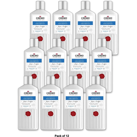 Cremo Juniper & Eucalyptus Thickening Shampoo 16 oz (Pack of 12)