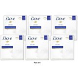 Dove Beauty Bar Beauty Bar Soap Original 3.17 Oz (Pack of 6)