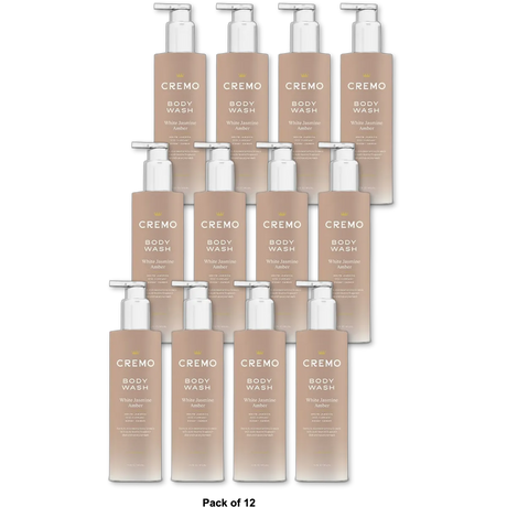 Cremo Skin Moisturizing White Jasmine Amber Body Wash For Womens 16 Oz (Pack of 12)