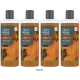 DOVE MEN + CARE Body Wash Sandalwood + Cardamom Oil 18Oz (Pack of 4)