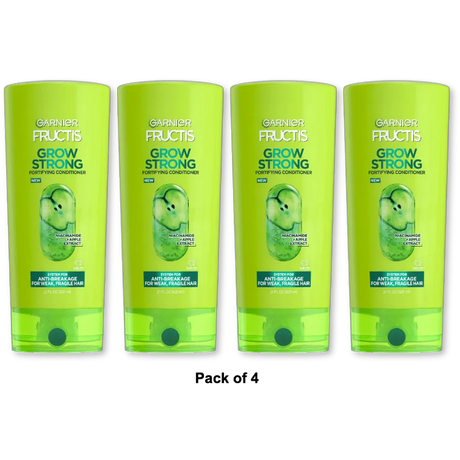 Garnier Hair Care Fructis Grow Strong Conditioner 21 Fluid Ounce (Pack of 4)