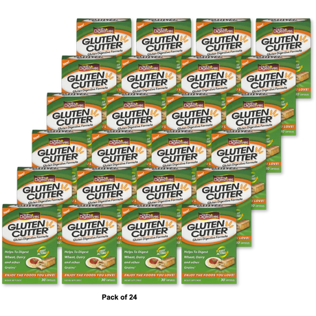 Healthy Digestives Gluten Clutter Capsules, 30 CT 4.16oz (Pack of 24)
