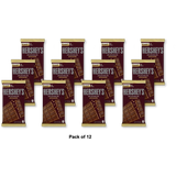 HERSHEY'S Giant Candy Bar Milk Chocolate with Almonds - 7.37 oz (Pack of 12)