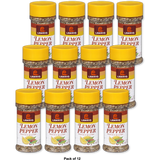 Lawry's Lemon Pepper with Zest of Lemon 4.5 oz (Pack of 12)