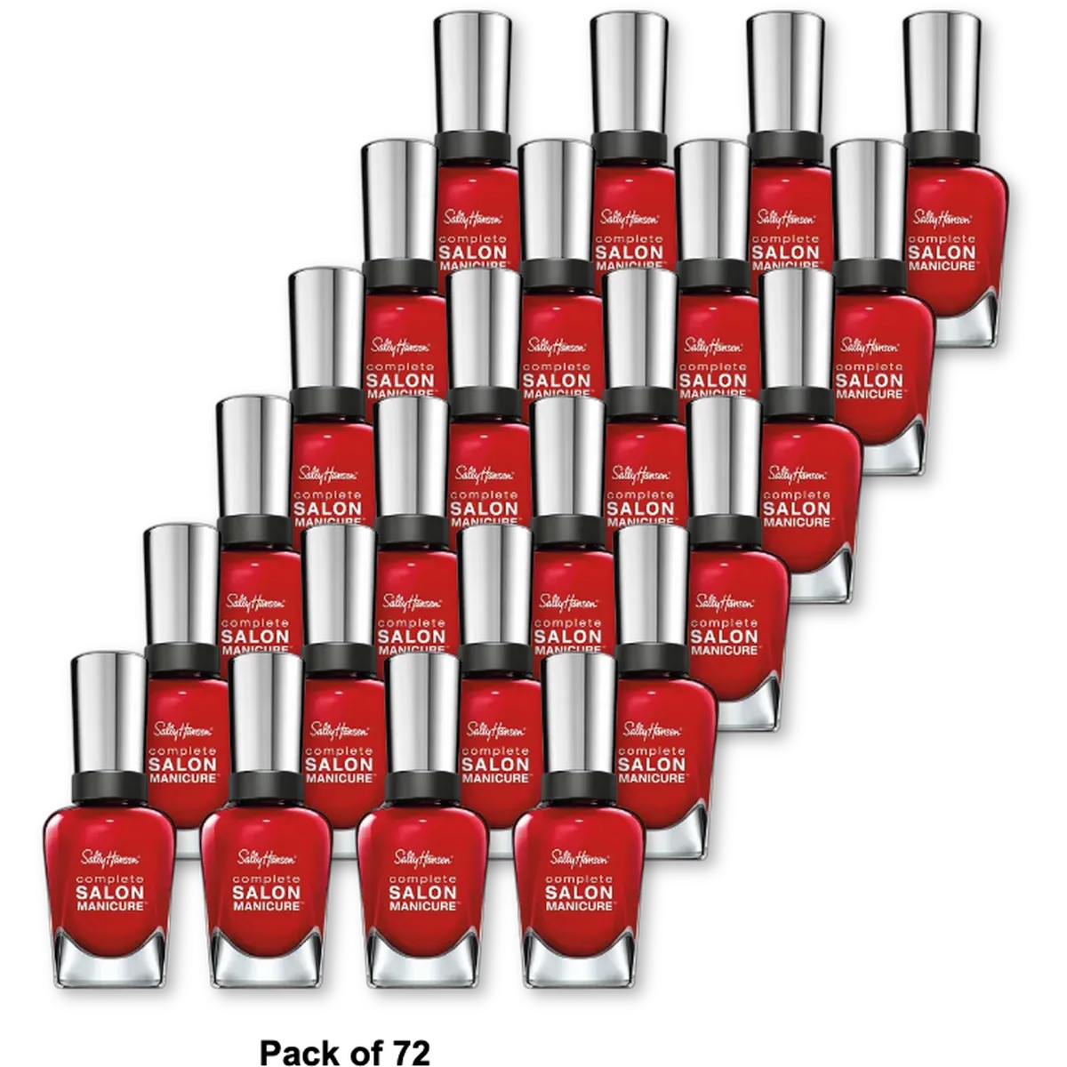 Sally Hansen Complete Salon Manicure Nail Polish Red My Lips 0.5Oz (Pack of 72)