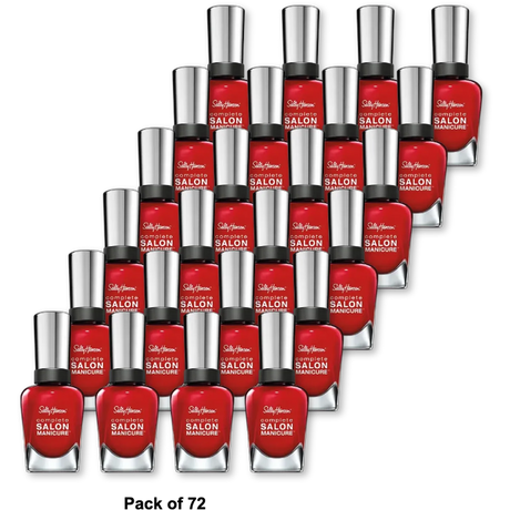 Sally Hansen Complete Salon Manicure Nail Polish Red My Lips 0.5Oz (Pack of 72)