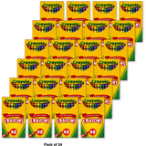Crayola Nontoxic Crayons48 Ea 18.4oz (Pack of 24)