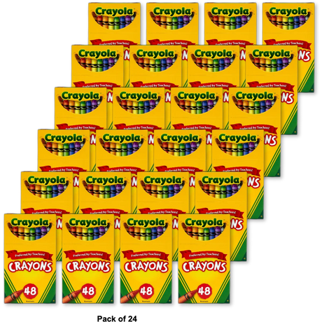 Crayola Nontoxic Crayons48 Ea 18.4oz (Pack of 24)