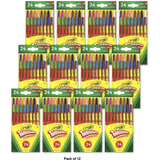 Crayola Mini Twistables Crayons Nontoxic 4.3oz (Pack of 12)