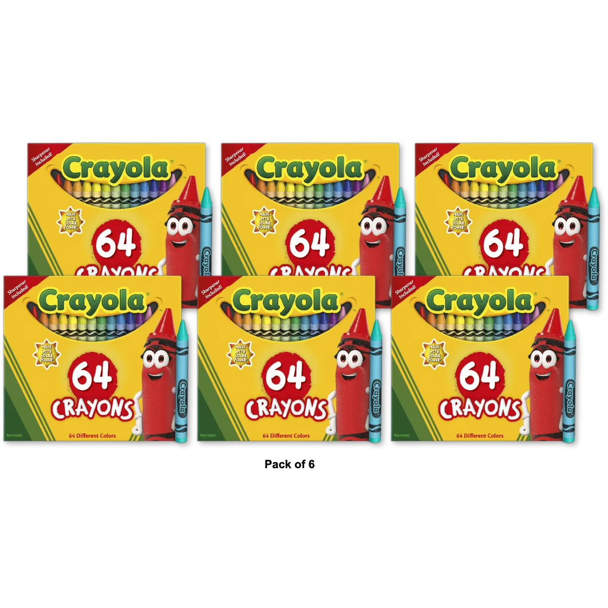 Crayola Nontoxic Crayons96 Ea 32oz (Pack of 6)