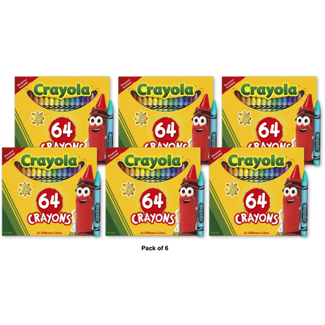 Crayola Nontoxic Crayons96 Ea 32oz (Pack of 6)