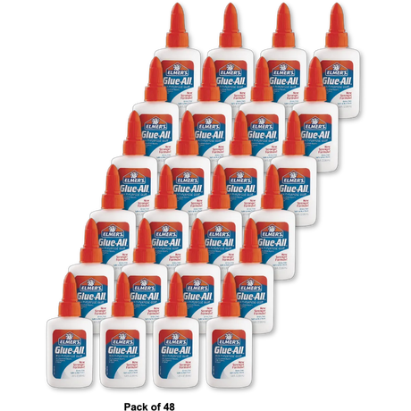 Elmers All Multi Purpose Glue Stronger Formula -1.25Oz (Pack of 48)