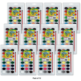 Crayola Washable Watercolors 24 colors 3.2oz (Pack of 12)