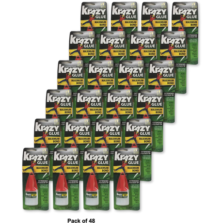 Elmers Krazy Glue Maximum Bond0.18Oz (Pack Of 48)