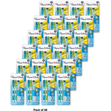 Paper Mate Clearpoint Mechanical Pencils HB 2 0.7mm 1 Lead Refill 2 Erasers Assorted 1.76oz (Pack of 48)