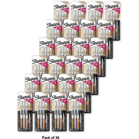Sharpie Metallic Permanent Markers 1.1oz (Pack of 36)