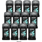 Axe Apollo All-Day Fresh Deodorant Stick 3Oz (Pack of 12)