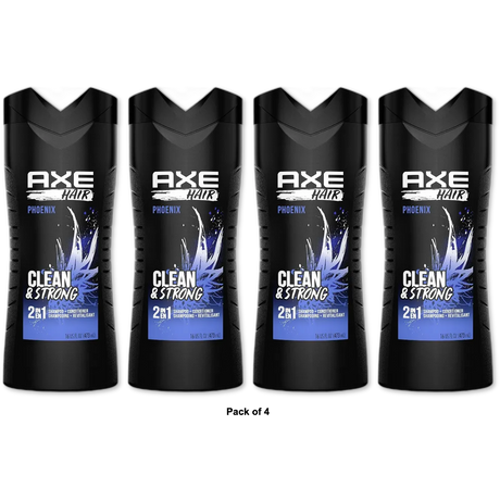 AXE Phoenix 2-In-1 Shampoo & Conditioner 16Oz (Pack of 4)