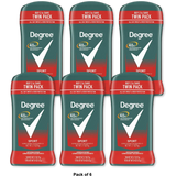 Degree Men Sport 48-Hour Antiperspirant & Deodorant Stick 2.7Oz (Pack of 6)