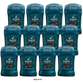 Degree Dry Protection Cool Rush Antiperspirant Deodorant for Men 1.7Oz (Pack of 12)