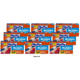 Hefty Quart Freezer Storage Slider Bags 56.8oz (Pack of 9)