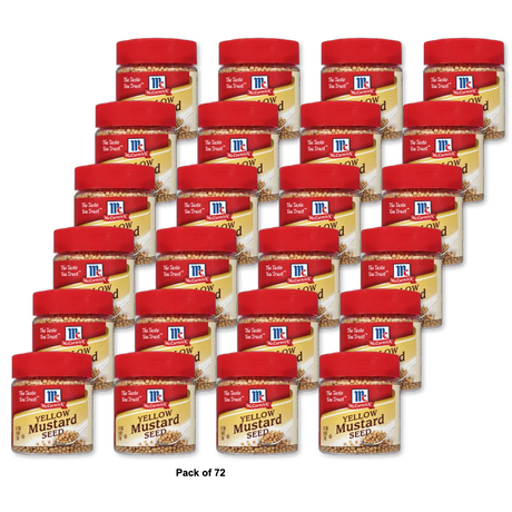 McCormick Yellow Mustard Seed 1.4 oz (Pack of 72)