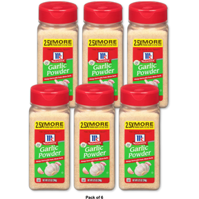 McCormick Kosher Garlic Powder Bottle 8.75Oz (Pack of 6)