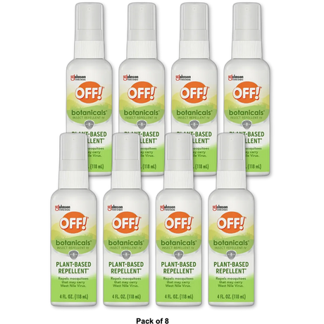 Off! Botanicals Insect Repellent Spritz and Mosquito Repellent for Everyday Use 4Oz (Pack of 8)