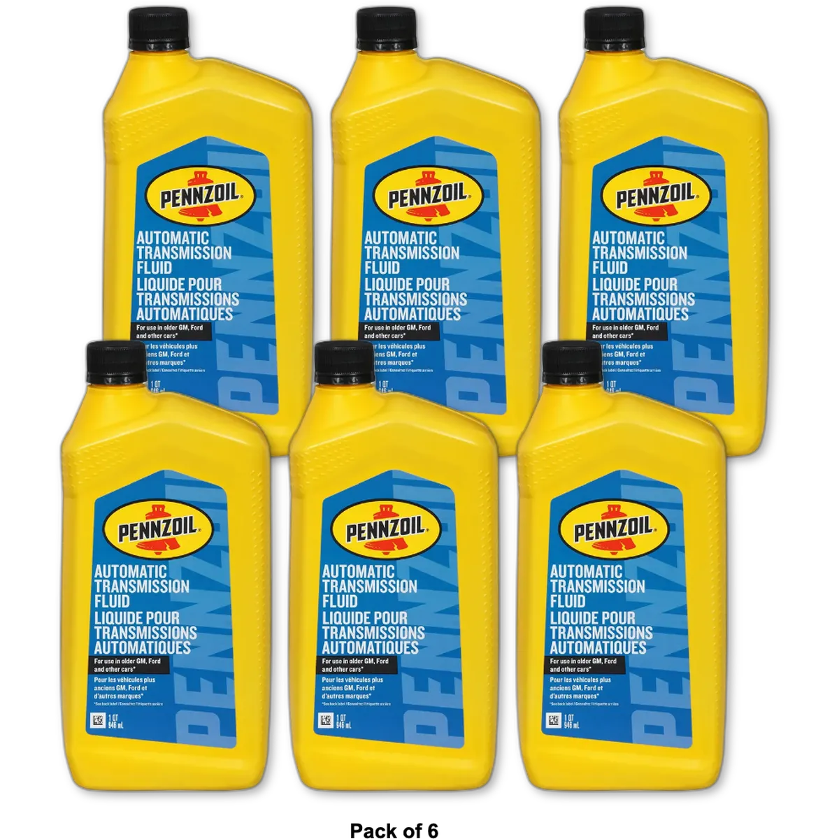 Pennzoil Automatic Transmission Fluid for Car 32 Oz (Pack of 6)