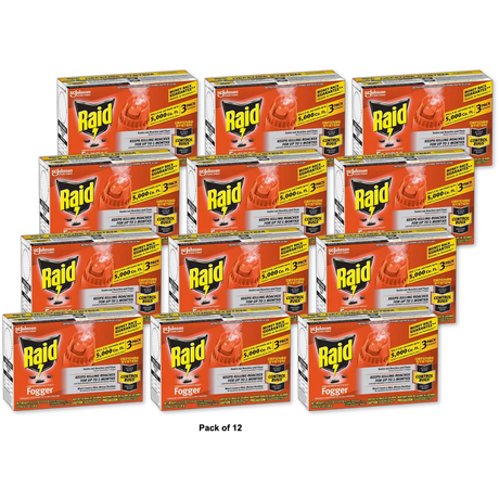 Raid Concentrated Deep Reach Fogger 1.5Oz (Pack of 12)